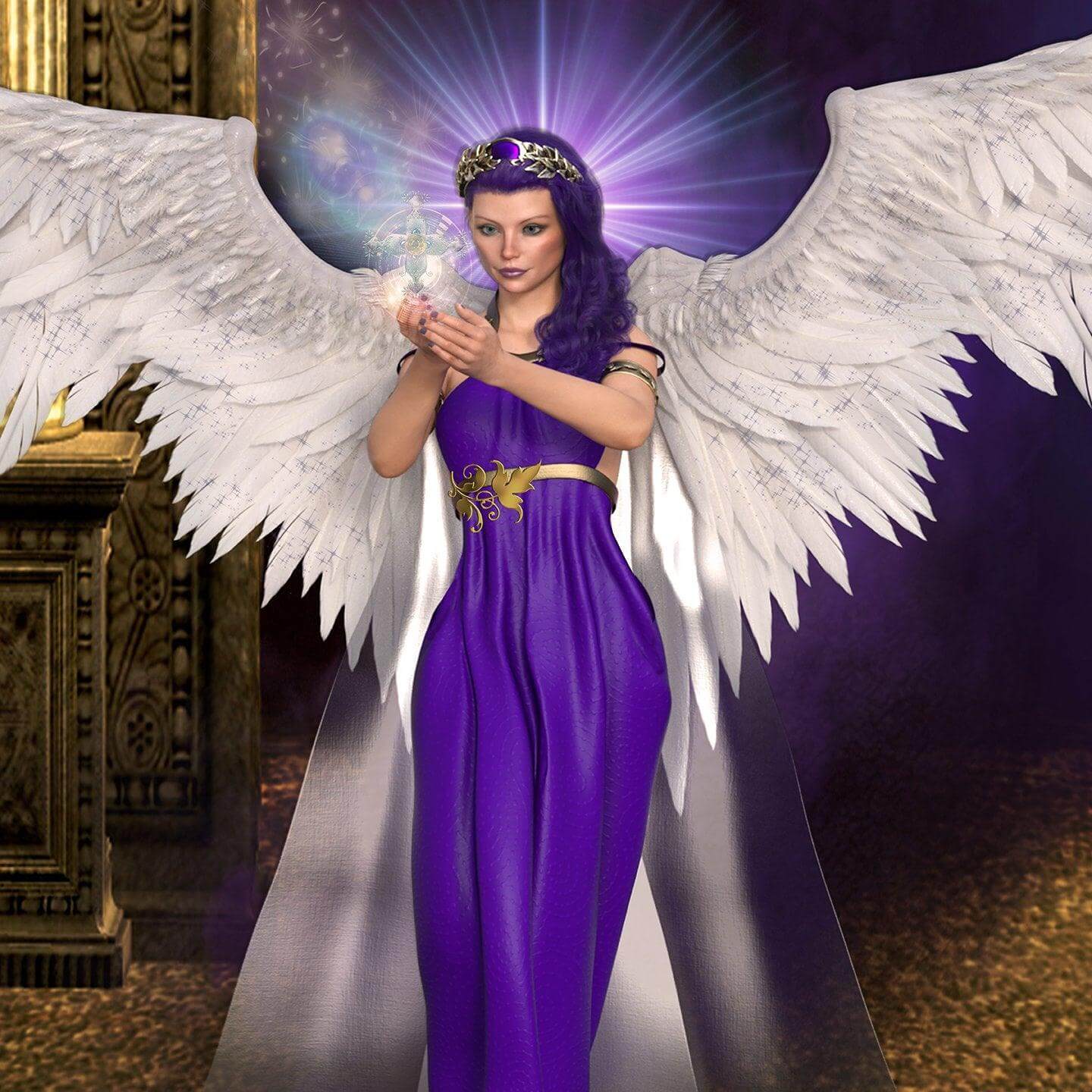 Angel of Belief The Angel of Belief reminds us to have faith, trust in the mystery so that you can move forward on your path. When we have belief and trust in a Higher Power, we have faith that things are as they should be. At this present moment, we are