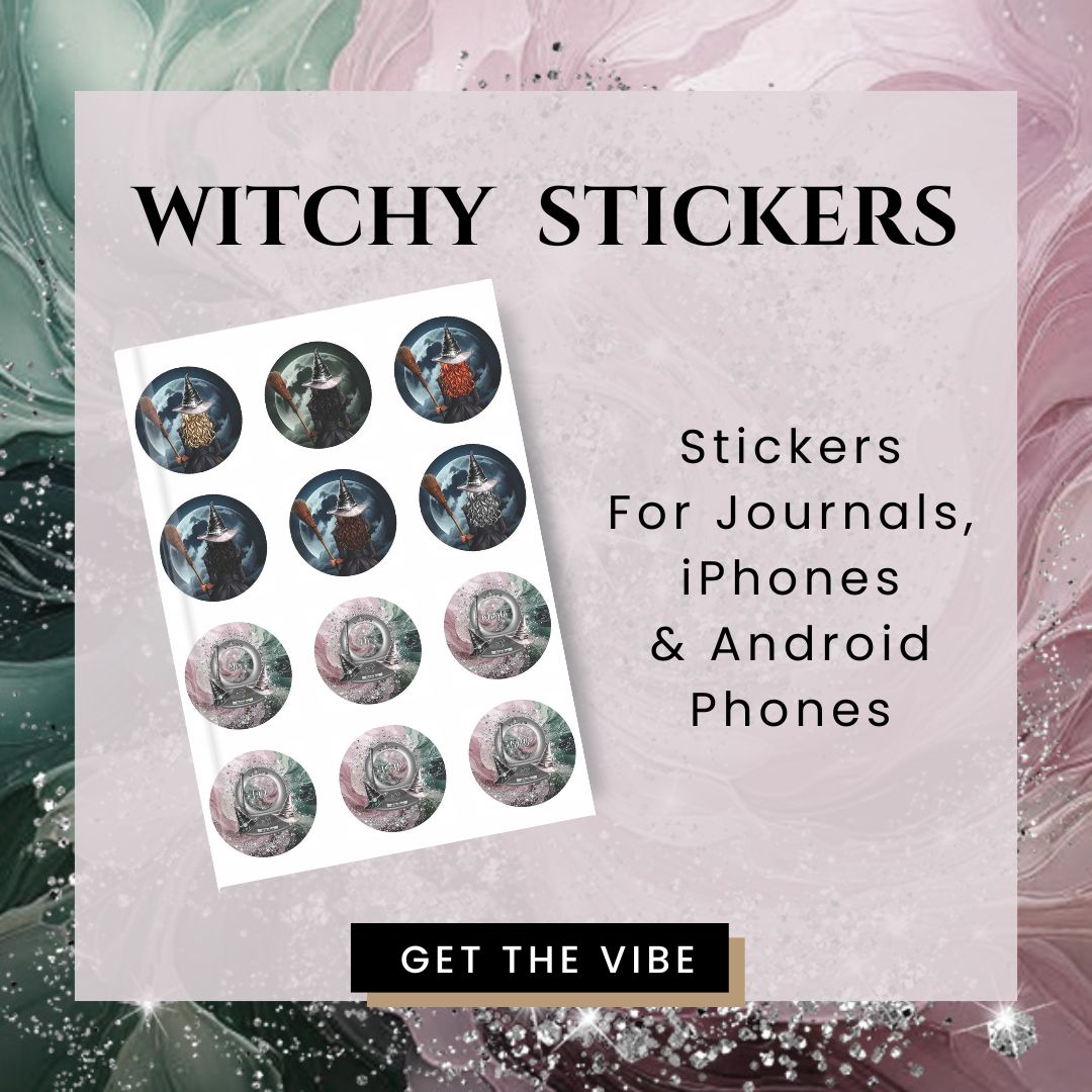 Witchy Vibes Printable Stickers