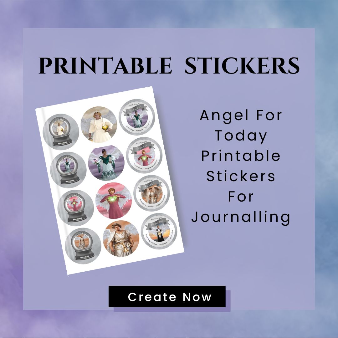 Angel For Today Printable Stickers