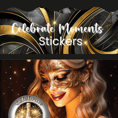 Celebrate Moments Printable Stickers