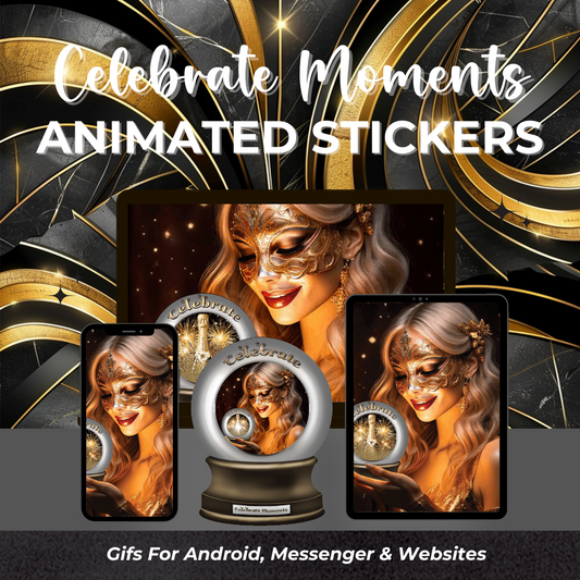 Celebrate Moments Animated Stickers