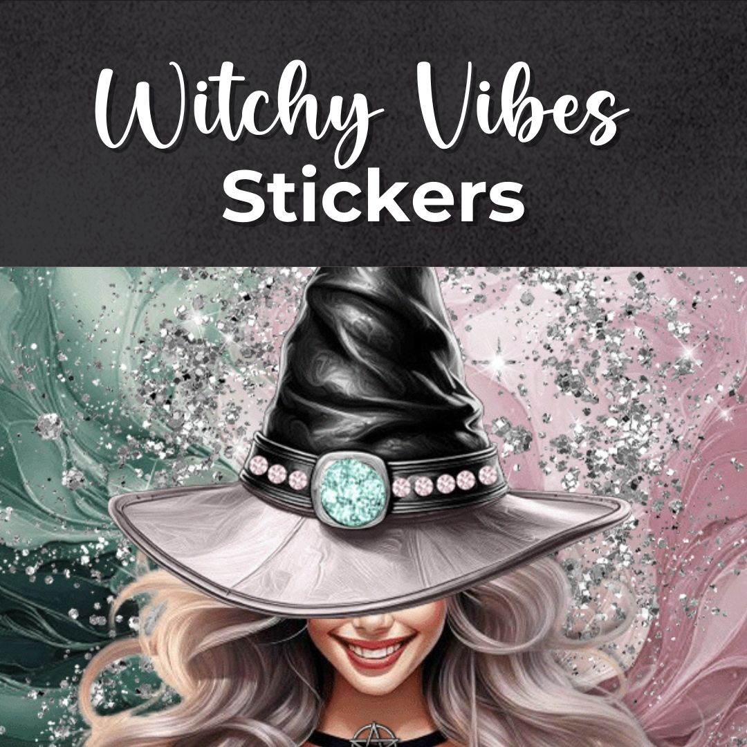 Witchy Vibes Printable Stickers