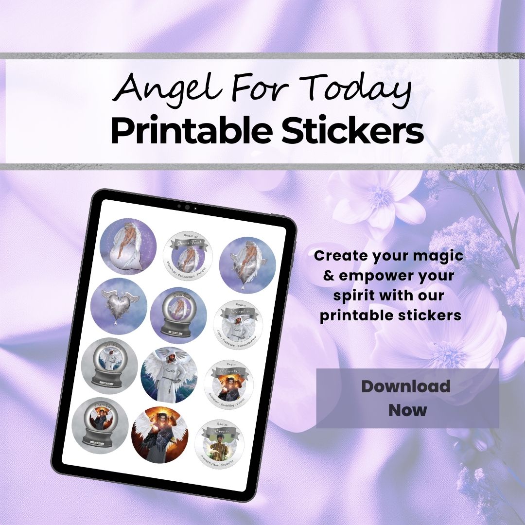 Angel For Today Printable Stickers