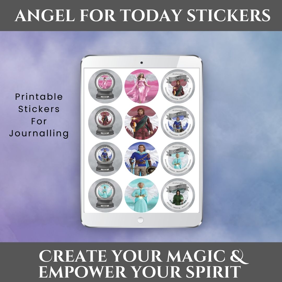 Angel For Today Printable Stickers