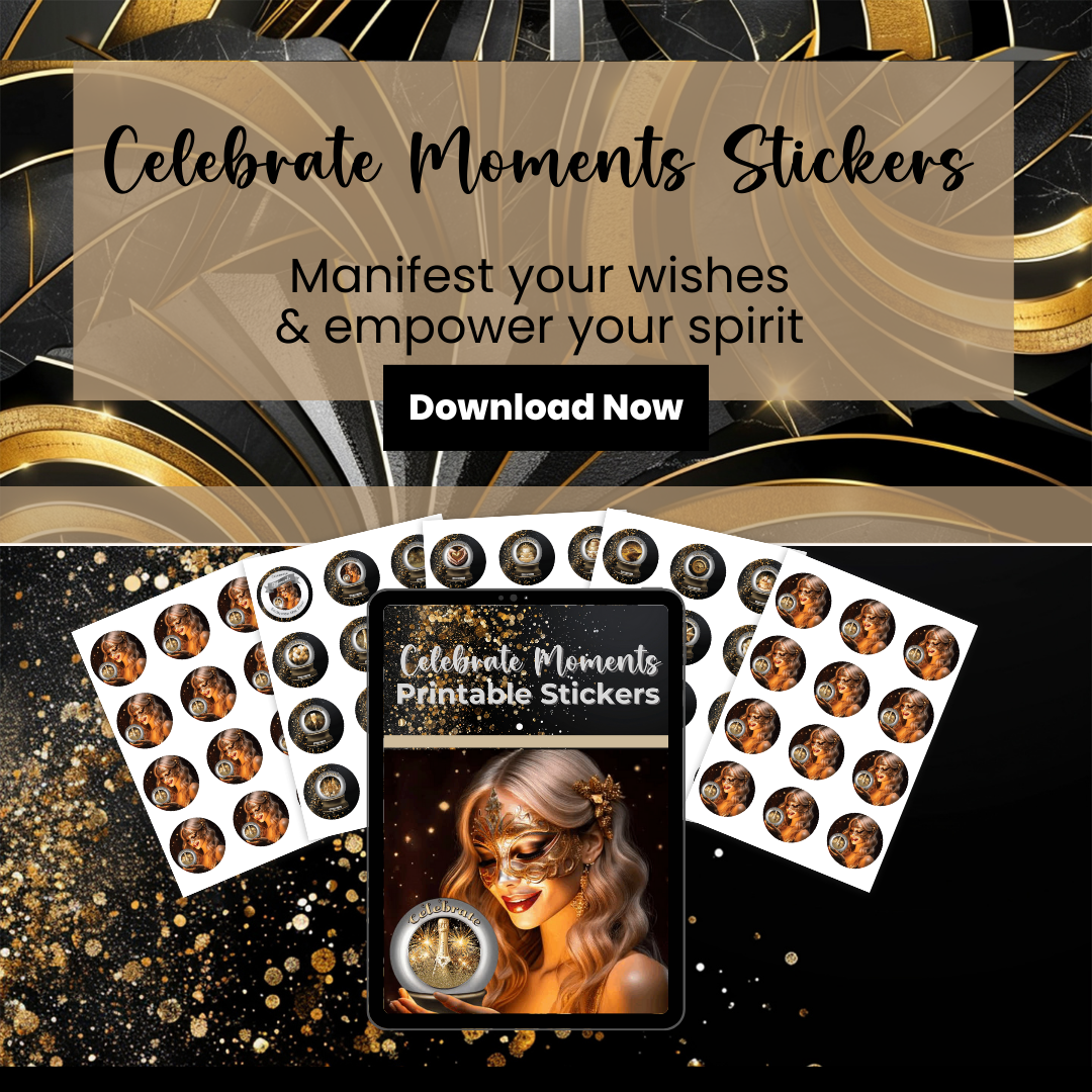 Celebrate Moments Printable Stickers