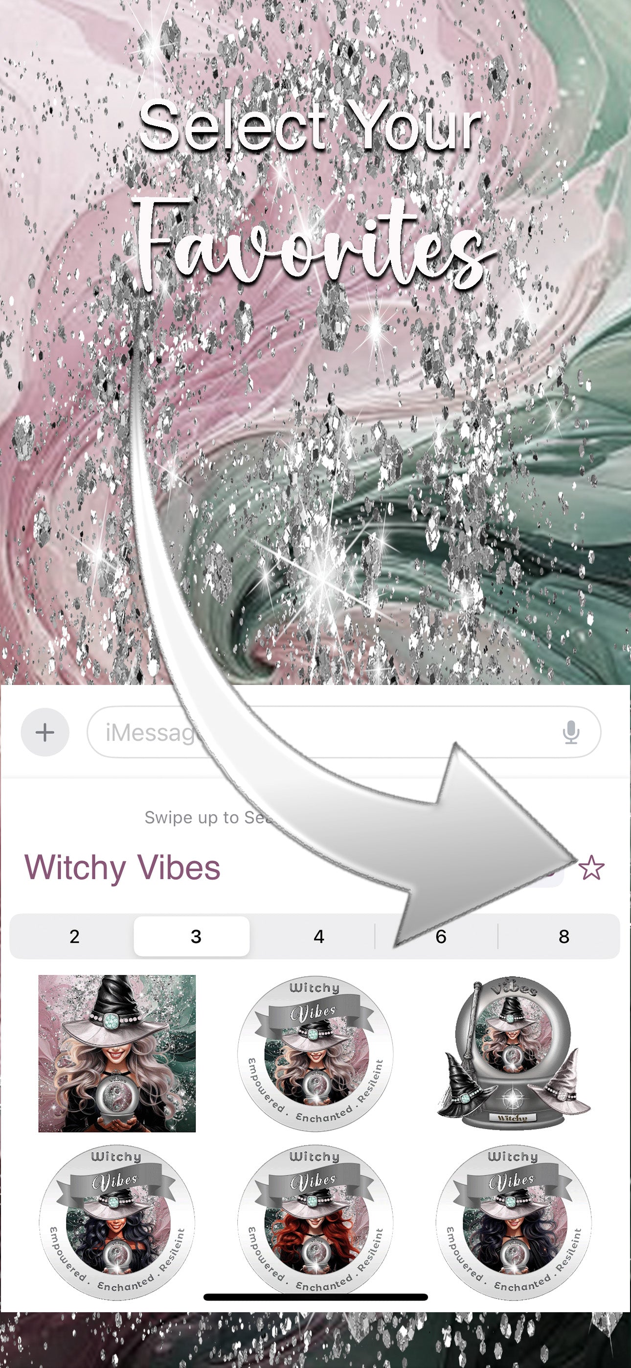 Witchy Vibes iMessage Sticker Pack - Download For FREE