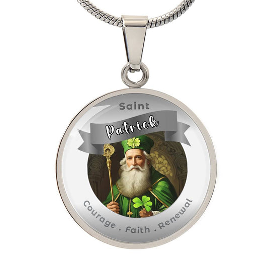 Saint Patrick - Affirmation Necklace - More Than CharmsMore Than Charms