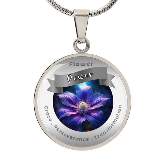 Clematis - Affirmation Necklace - More Than CharmsMore Than Charms