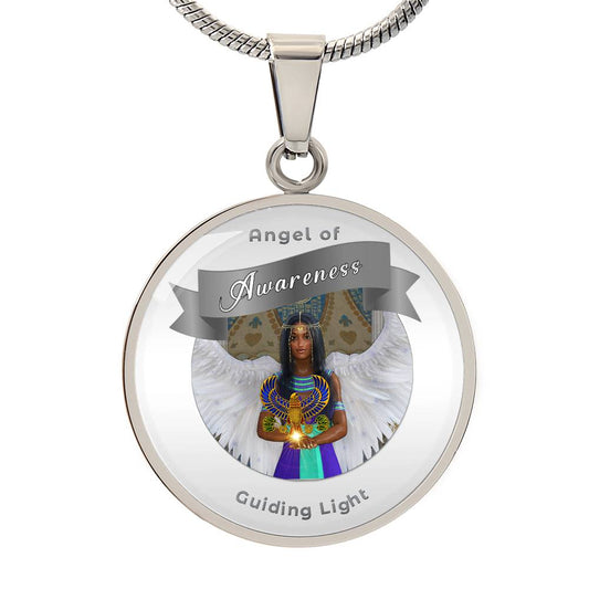 Awareness - Guardian Angel Affirmation Necklace - More Than CharmsMore Than Charms