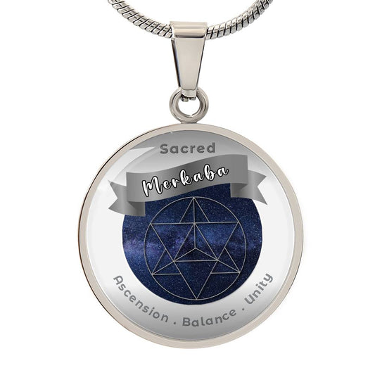 Merkaba - Ascension Balance Unity - Affirmation Necklace - More Than CharmsMore Than Charms