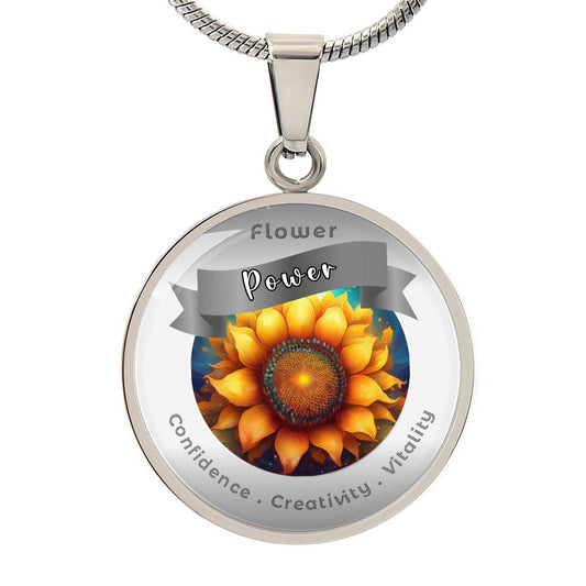 Sunflower - Affirmation Necklace - More Than CharmsMore Than Charms