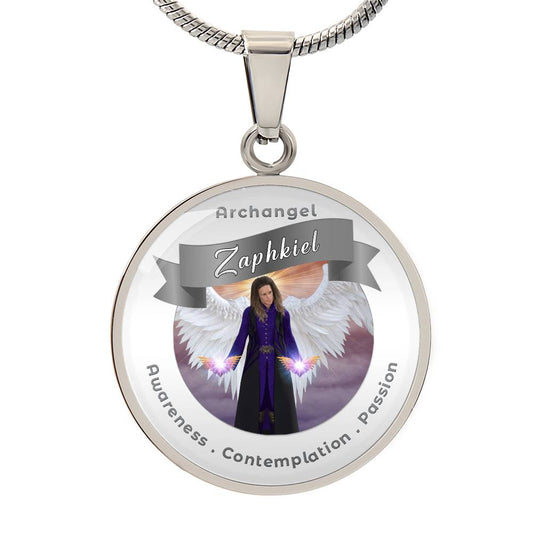 Archangel Zaphkiel - Affirmation Necklace - More Than CharmsMore Than Charms