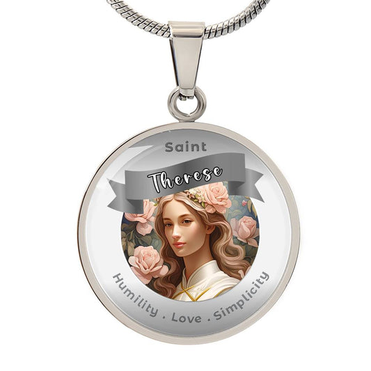 SaintThérèse - Affirmation Necklace - More Than CharmsMore Than Charms