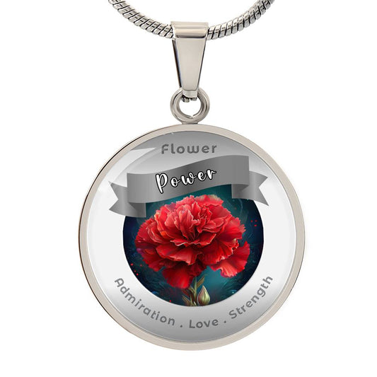 Carnation - Affirmation Necklace - More Than CharmsMore Than Charms