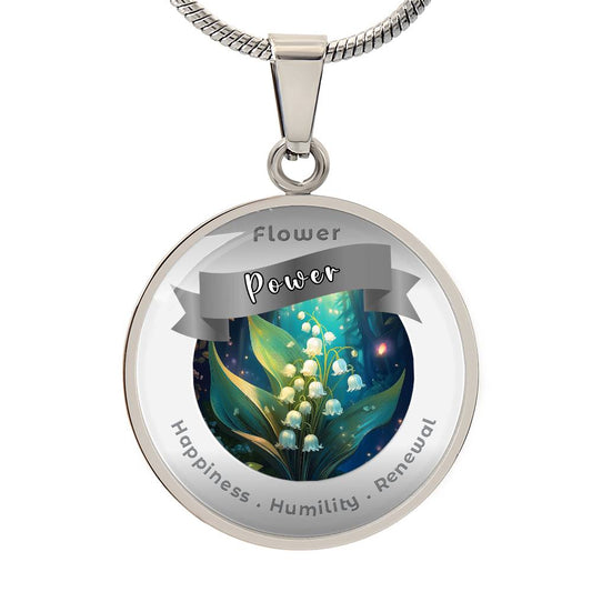 Lily of the Valley - Affirmation Necklace - More Than CharmsMore Than Charms