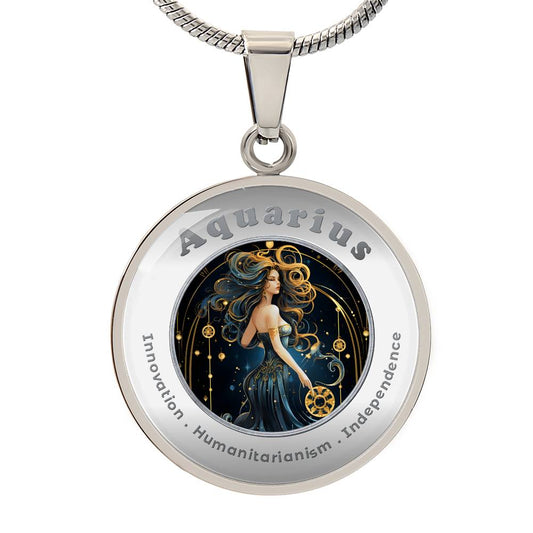 Aquarius - Affirmation Necklace - More Than CharmsMore Than Charms