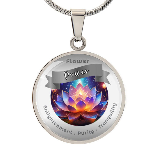 Water Lily - Affirmation Necklace - More Than CharmsMore Than Charms