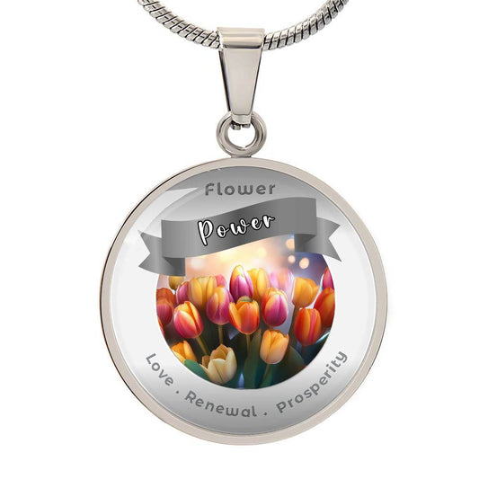 Tulip - Affirmation Necklace - More Than CharmsMore Than Charms