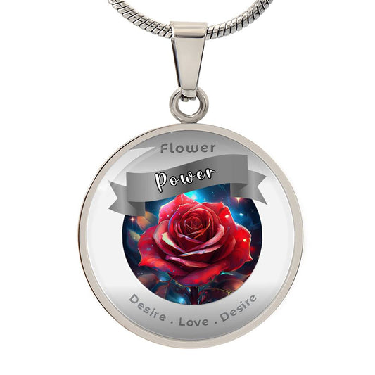 Rose - Affirmation Necklace - More Than CharmsMore Than Charms