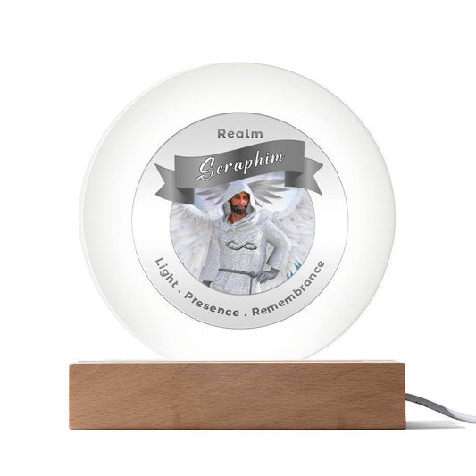 USB Circle Acrylic LED Light  - Seraphim