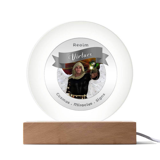 USB Circle Acrylic LED Light  -  Virtues