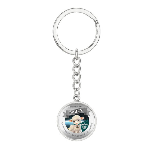 Lamb - Super Hero - Power Animal Affirmation Keychain - More Than CharmsMore Than Charms