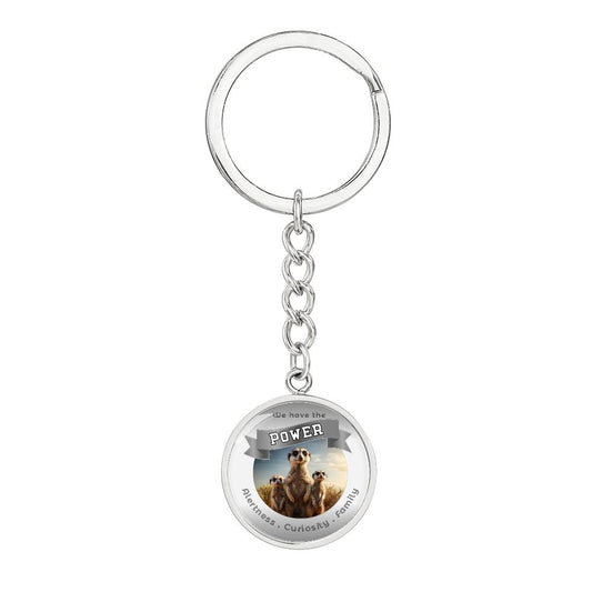 Meercat - Power Animal Affirmation Keychain - More Than CharmsMore Than Charms