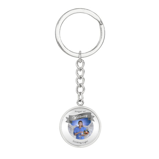 Wellbeing - Guardian Angel Affirmation Keychain - More Than CharmsMore Than Charms