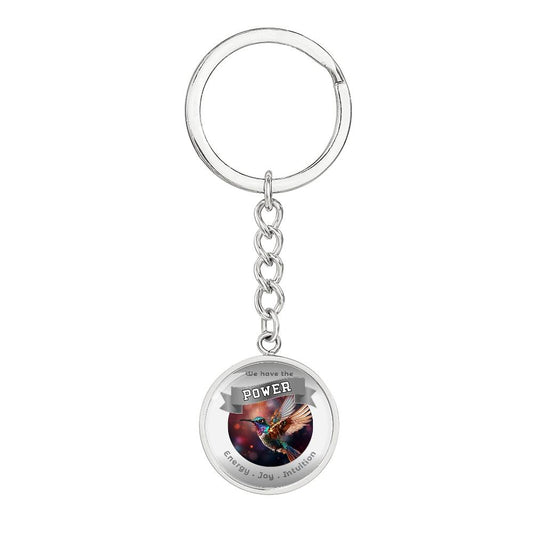 Hummingbird - Power Animal Affirmation Keychain - More Than CharmsMore Than Charms