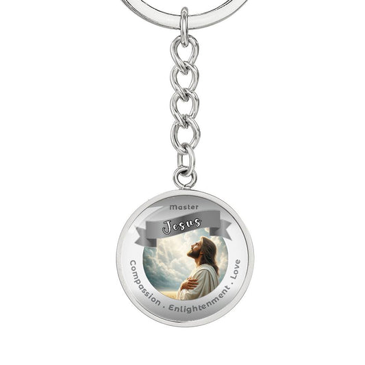 Jesus - Affirmation Keychain For Enlightenment, Liberation & Peace - More Than CharmsMore Than Charms