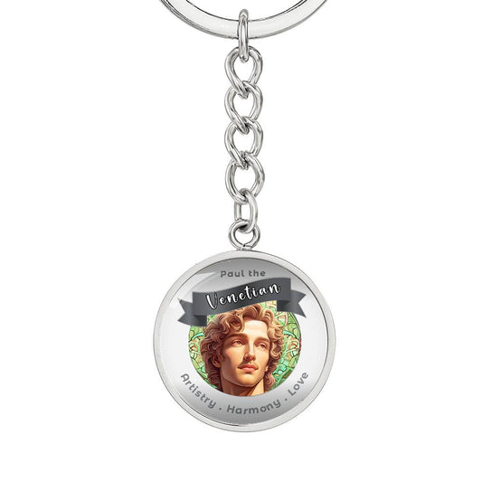 Paul the Venetian - Affirmation Keychain For Artistry, Harmony & Love - More Than CharmsMore Than Charms