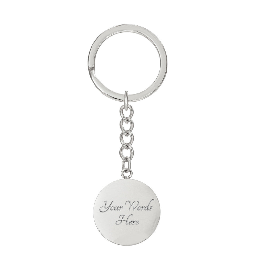 Witchy Vibes -Grey - Affirmation Keychain