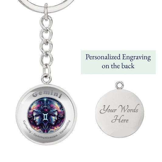 Gemini - Affirmation Keychain - More Than CharmsMore Than Charms