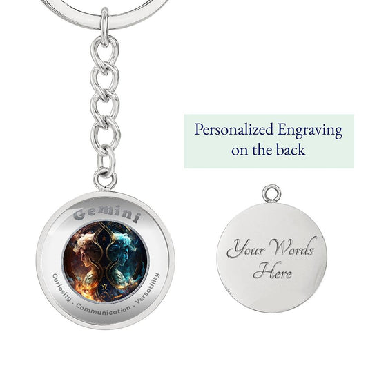 Gemini - Affirmation Keychain - More Than CharmsMore Than Charms