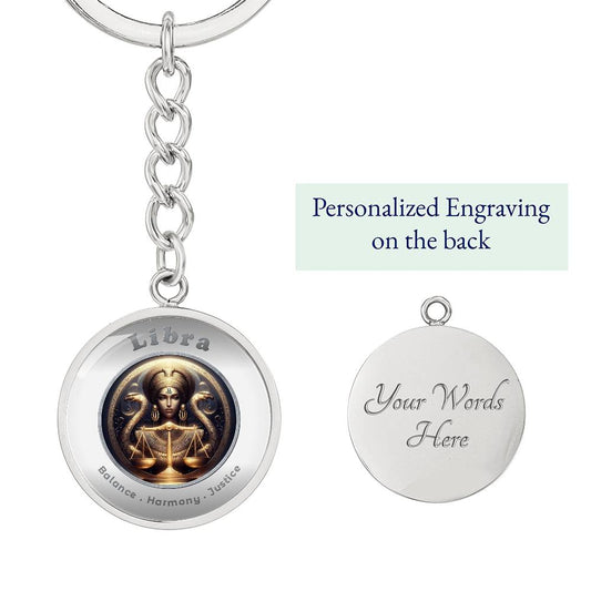 Libra - Affirmation Keychain - More Than CharmsMore Than Charms