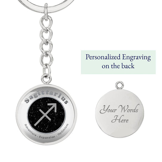 Sagittarius - Affirmation Keychain - More Than CharmsMore Than Charms