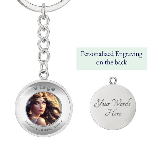 Virgo - Affirmation Keychain - More Than CharmsMore Than Charms