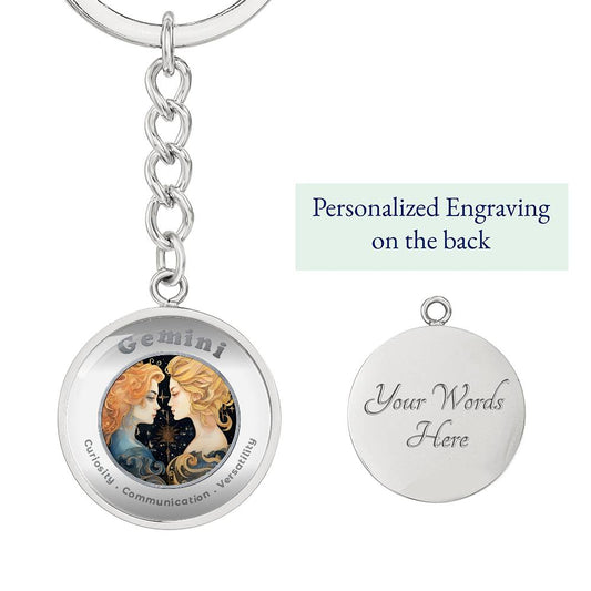 Gemini - Affirmation Keychain - More Than CharmsMore Than Charms