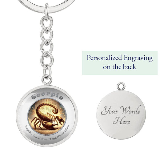 Scorpio - Affirmation Keychain - More Than CharmsMore Than Charms