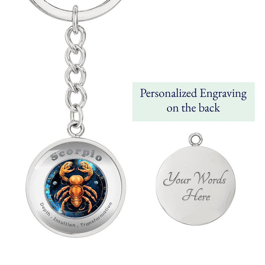 Scorpio - Affirmation Keychain - More Than CharmsMore Than Charms