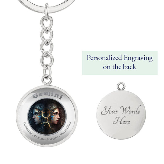 Gemini - Affirmation Keychain - More Than CharmsMore Than Charms