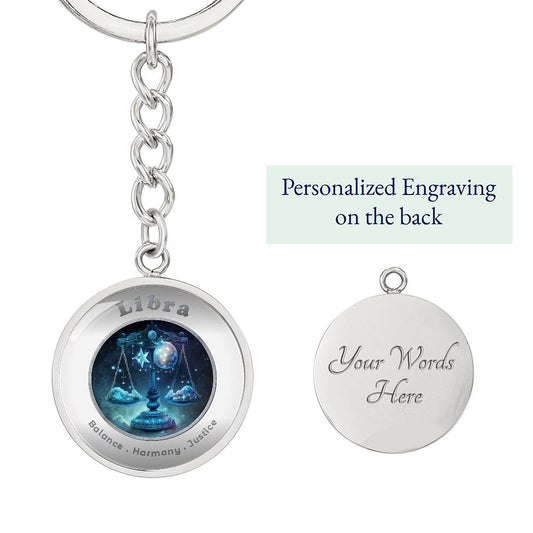 Libra - Affirmation Keychain - More Than CharmsMore Than Charms