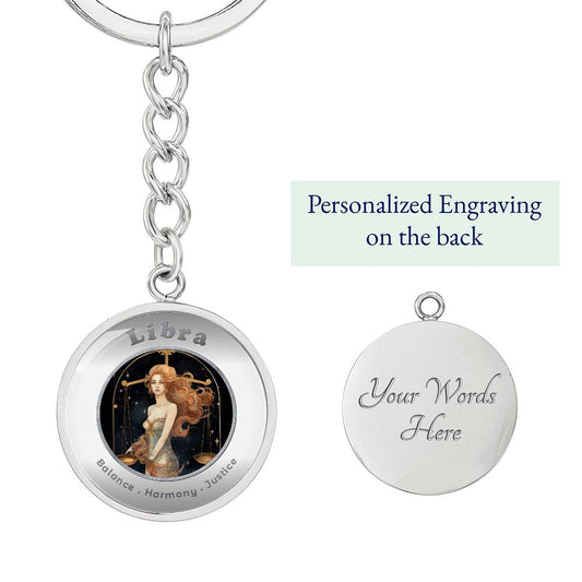 Libra - Affirmation Keychain - More Than CharmsMore Than Charms