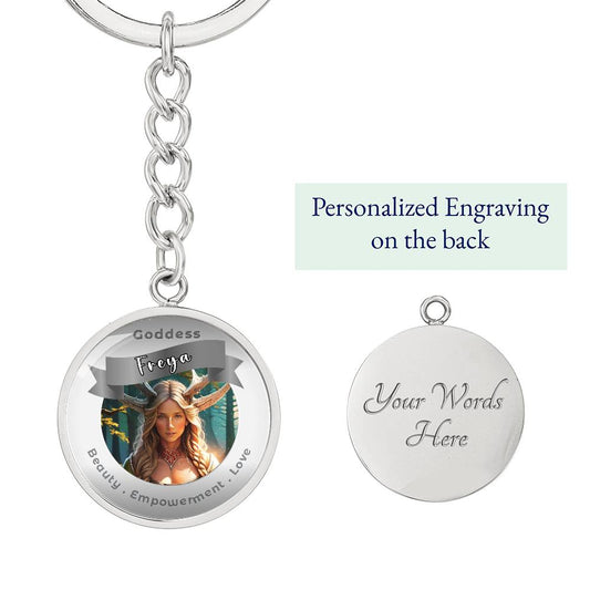 Freya - Affirmation Keychain For Beauty Empowerment Love - More Than CharmsMore Than Charms