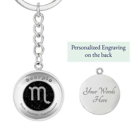 Scorpio - Affirmation Keychain - More Than CharmsMore Than Charms