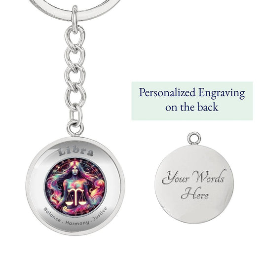 Libra - Affirmation Keychain - More Than CharmsMore Than Charms