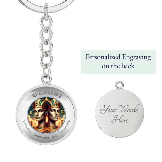 Gemini - Affirmation Keychain - More Than CharmsMore Than Charms