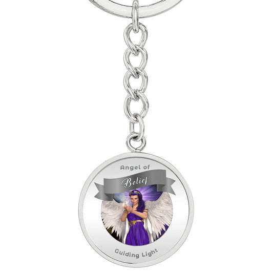 Belief - Guardian Angel Affirmation Keychain - More Than CharmsMore Than Charms