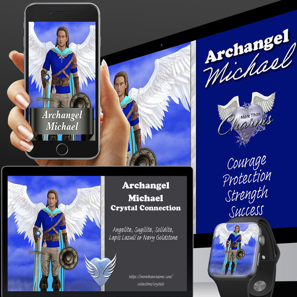 More Than Charms Archangel Michael Wall Papers and Digital Cards